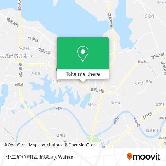 李二鲜鱼村(盘龙城店) map
