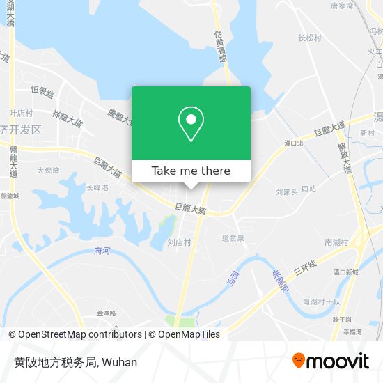 黄陂地方税务局 map