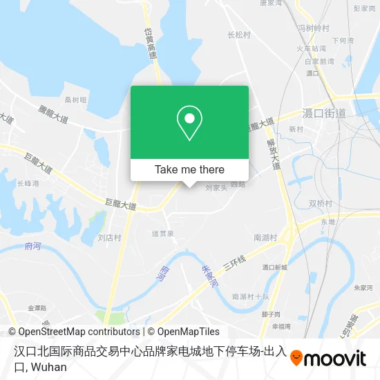 汉口北国际商品交易中心品牌家电城地下停车场-出入口 map