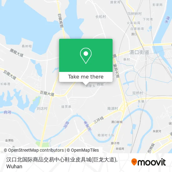 汉口北国际商品交易中心鞋业皮具城(巨龙大道) map