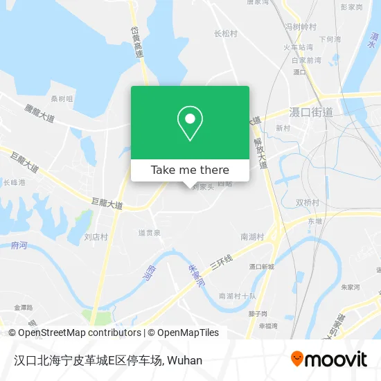 汉口北海宁皮革城E区停车场 map