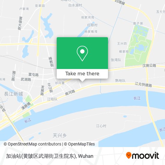 加油站(黄陂区武湖街卫生院东) map