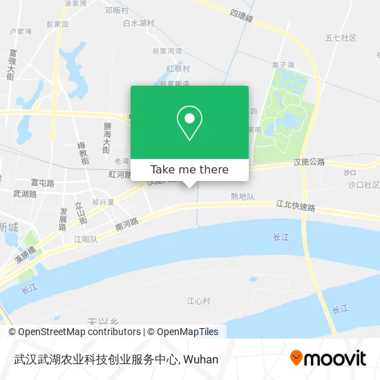 武汉武湖农业科技创业服务中心 map