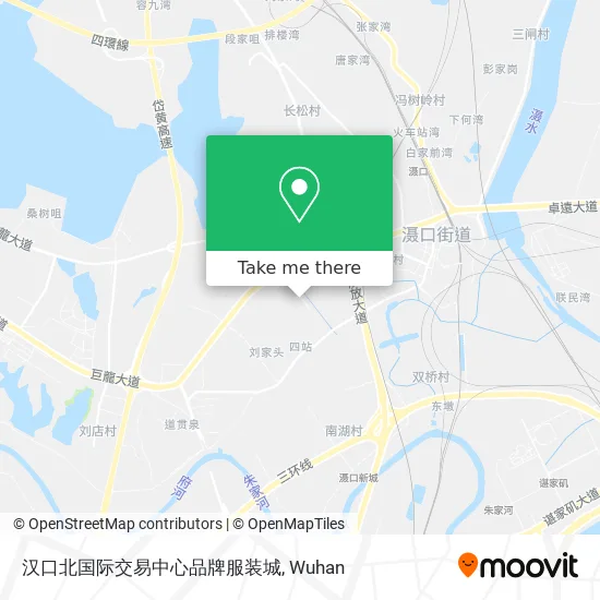 汉口北国际交易中心品牌服装城 map