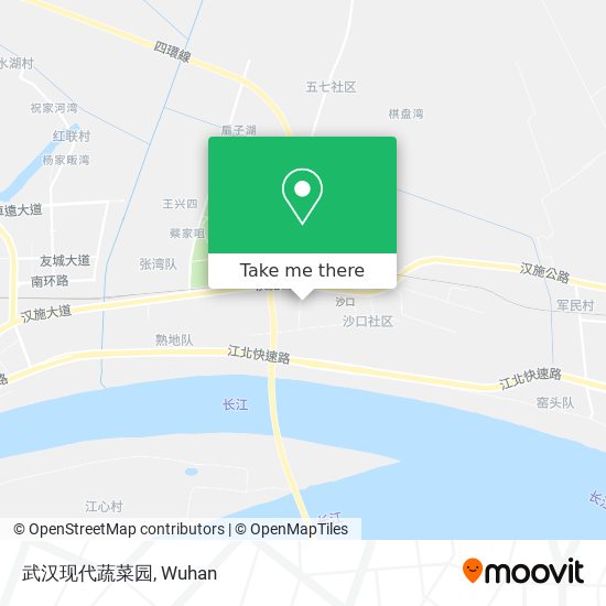 武汉现代蔬菜园 map