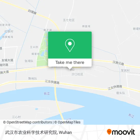武汉市农业科学技术研究院 map