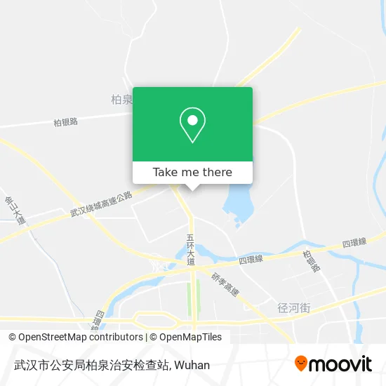 武汉市公安局柏泉治安检查站 map