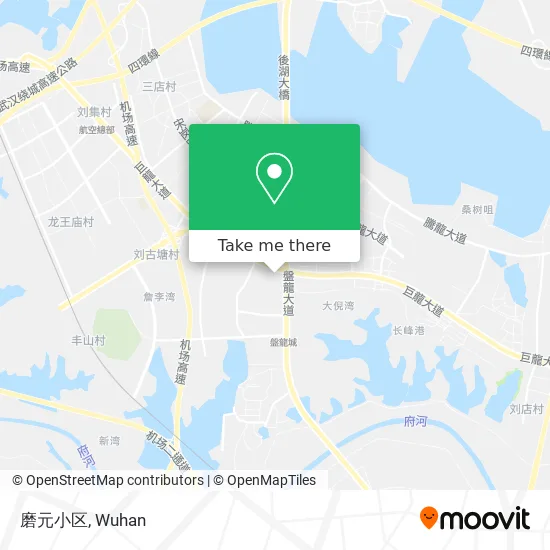 磨元小区 map