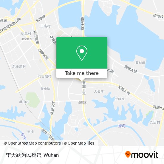 李大跃为民餐馆 map