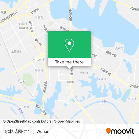 歌林花园-西1门 map