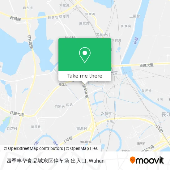四季丰华食品城东区停车场-出入口 map