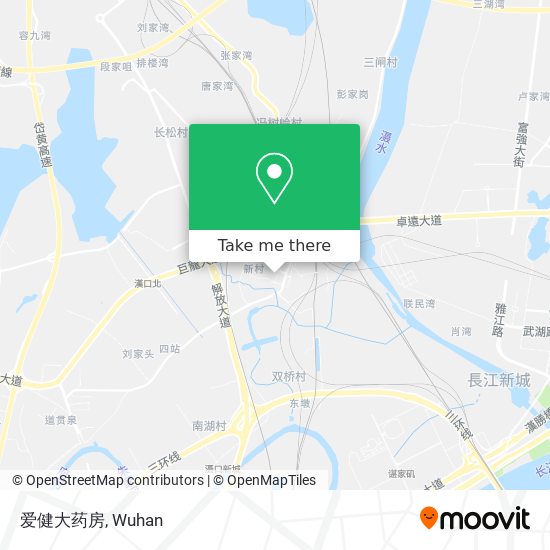 爱健大药房 map