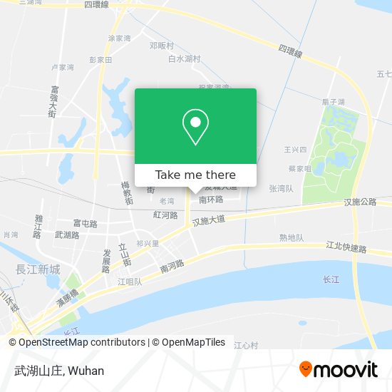 武湖山庄 map