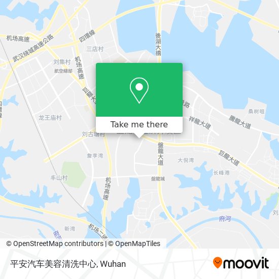 平安汽车美容清洗中心 map