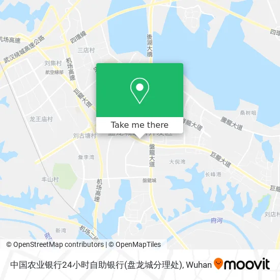 中国农业银行24小时自助银行(盘龙城分理处) map