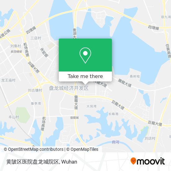 黄陂区医院盘龙城院区 map