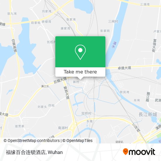 福缘百合连锁酒店 map