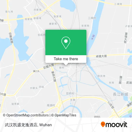 武汉凯盛龙逸酒店 map