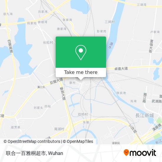 联合一百雅桐超市 map
