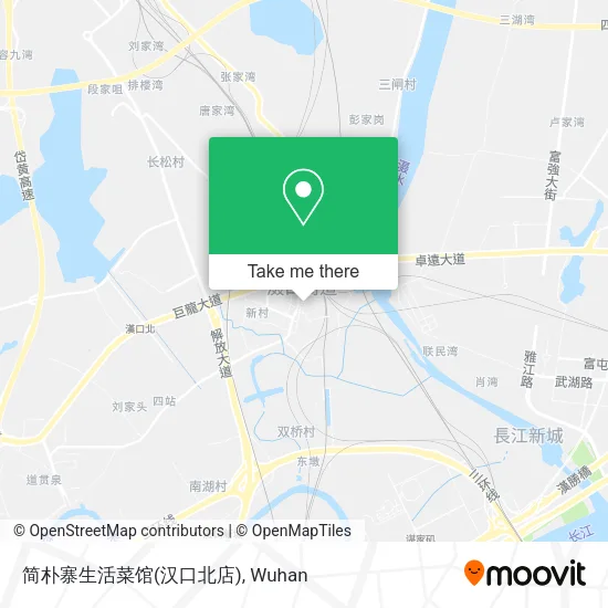 简朴寨生活菜馆(汉口北店) map