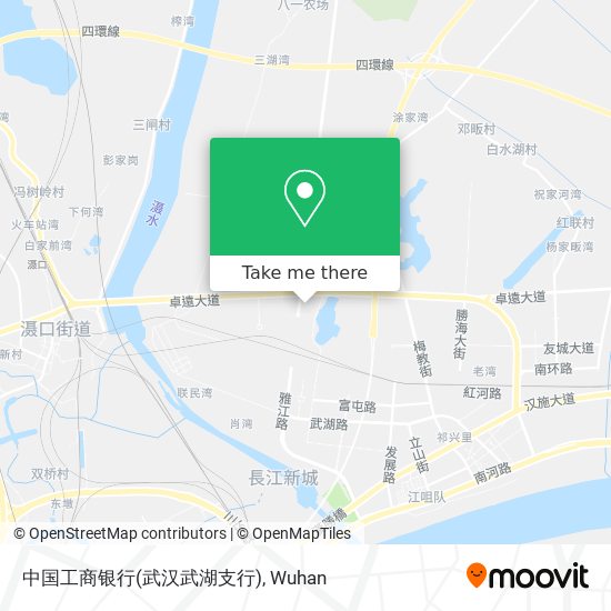 中国工商银行(武汉武湖支行) map