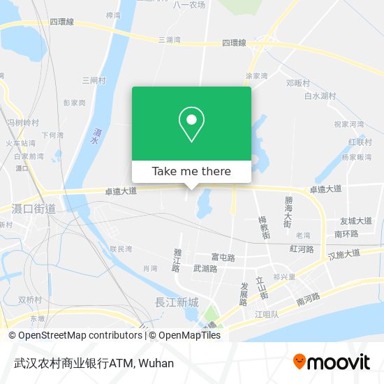 武汉农村商业银行ATM map