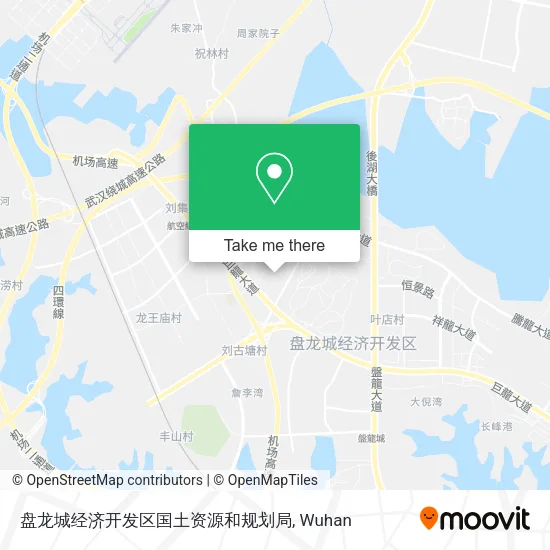 盘龙城经济开发区国土资源和规划局 map