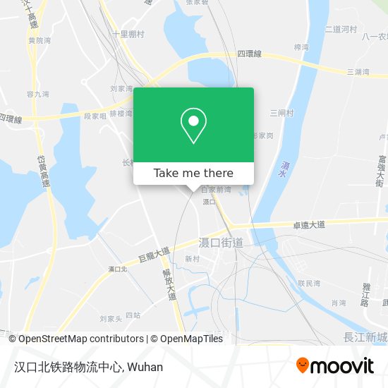 汉口北铁路物流中心 map
