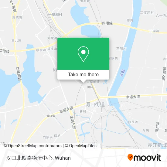 汉口北铁路物流中心 map