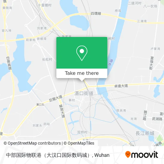 中部国际物联港（大汉口国际数码城） map