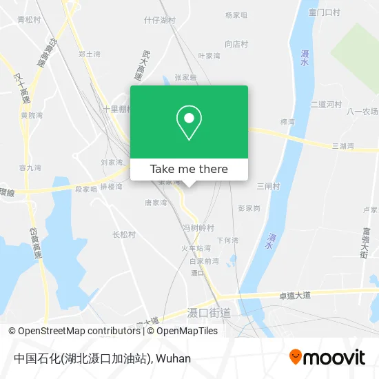 中国石化(湖北滠口加油站) map