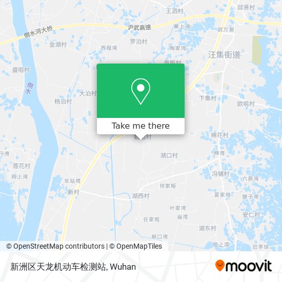 新洲区天龙机动车检测站 map