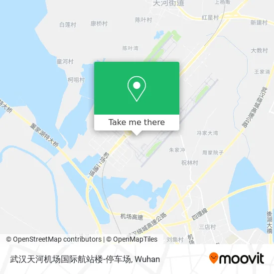 武汉天河机场国际航站楼-停车场 map