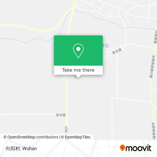 向阳村 map
