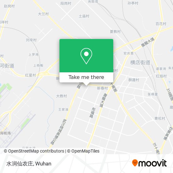 水润仙农庄 map