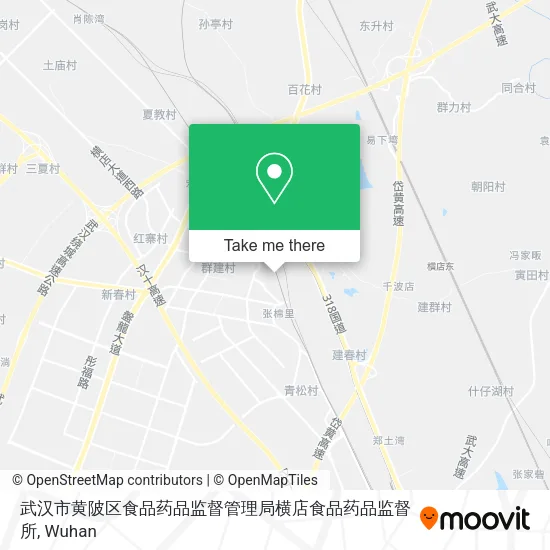 武汉市黄陂区食品药品监督管理局横店食品药品监督所 map