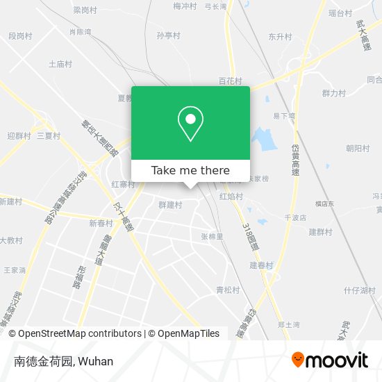 南德金荷园 map