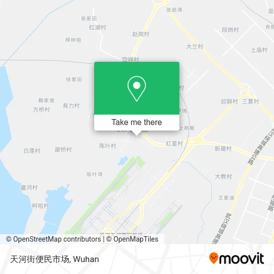 天河街便民市场 map