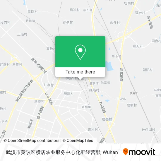 武汉市黄陂区横店农业服务中心化肥经营部 map