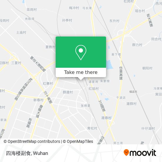 四海楼副食 map