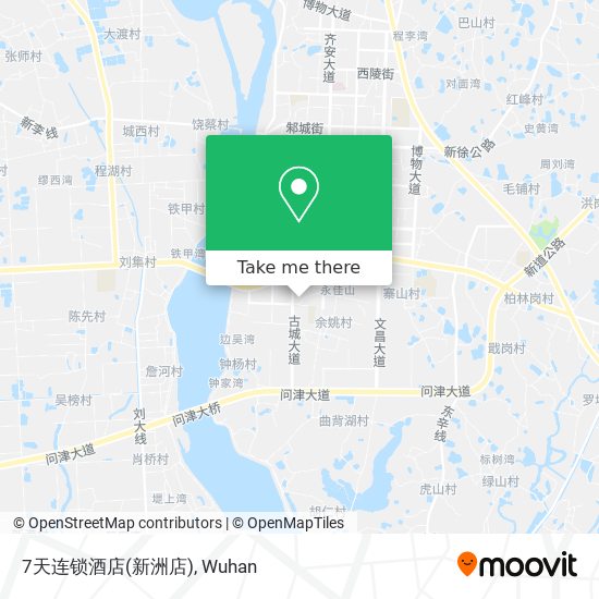 7天连锁酒店(新洲店) map