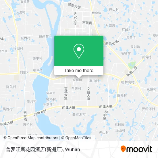 普罗旺斯花园酒店(新洲店) map