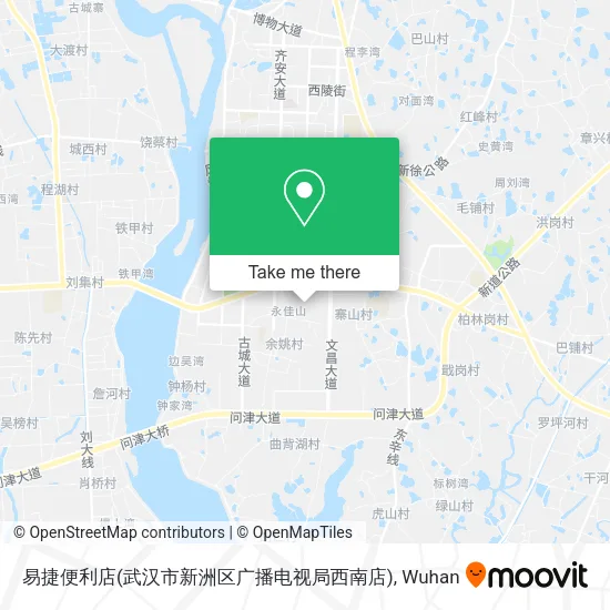 易捷便利店(武汉市新洲区广播电视局西南店) map