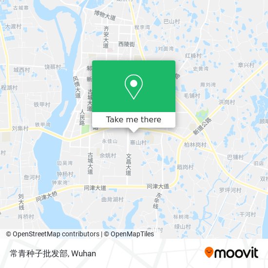 常青种子批发部 map