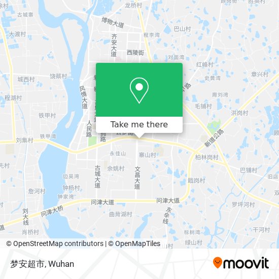 梦安超市 map