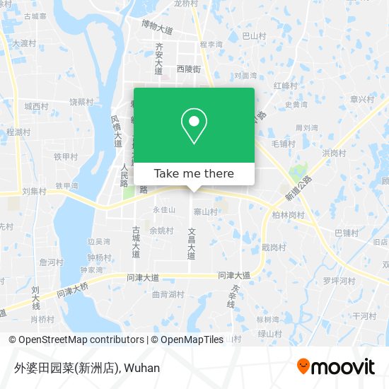 外婆田园菜(新洲店) map