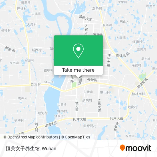 恒美女子养生馆 map
