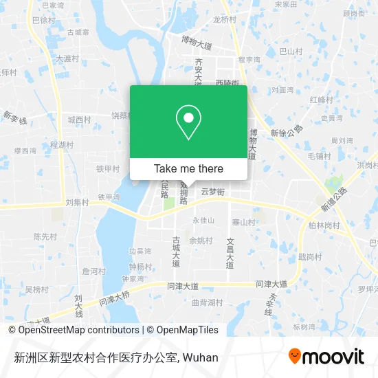 新洲区新型农村合作医疗办公室 map