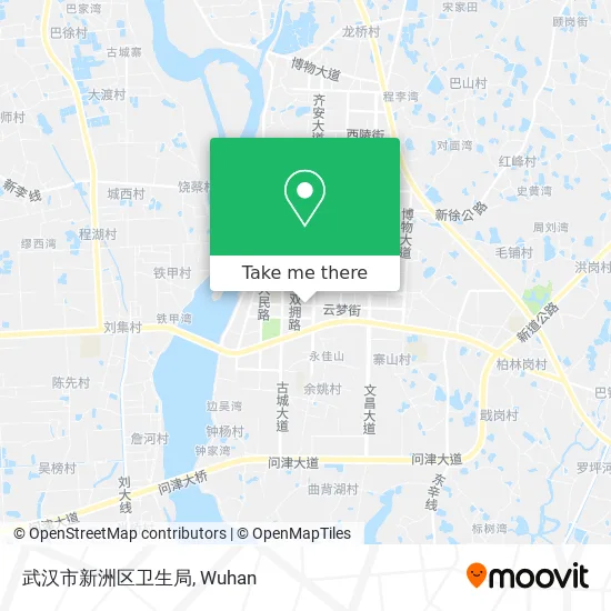 武汉市新洲区卫生局 map