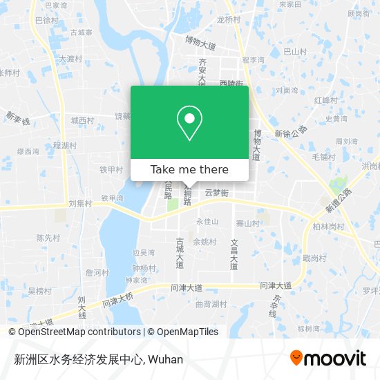 新洲区水务经济发展中心 map